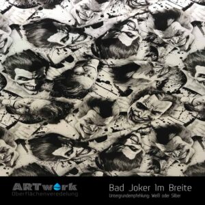 ARTwork, Wassertransferdruck, Folie Bad Joker, 1m Breite