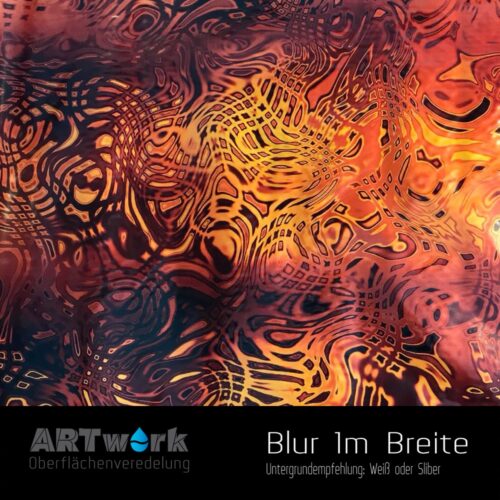 ARTwork, Wassertransferdruck, Folie Blur, 1m Breite