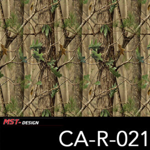 MST-Design, Wassertransferdruck, Camouflage Bäume, Folie CA-R-021