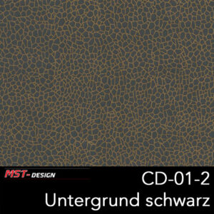 MST-Design, Wassertransferdruck, Folie CD-01-2, Untergrund schwarz