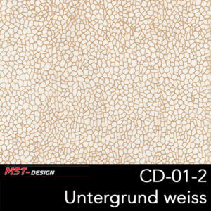 MST-Design, Wassertransferdruck, Folie CD-01-2, Untergrund weiß