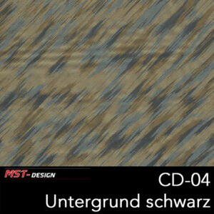 MST-Design, Wassertransferdruck, Folie CD-04, Untergrund schwarz