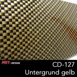 MST-Design, Wassertransferdruck, Folie CD-127, Untergrund gelb