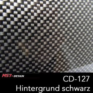 MST-Design, Wassertransferdruck, Folie CD-127, Untergrund schwarz