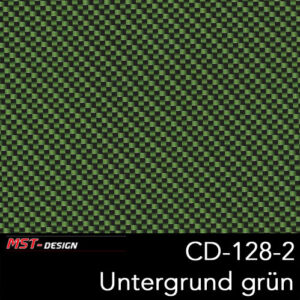 MST-Design, Wassertransferdruck, Folie CD-128-2, Untergrund grün