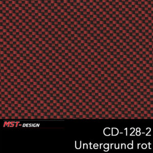 MST-Design, Wassertransferdruck, Folie CD-128-2, Untergrund rot