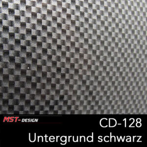 MST-Design, Wassertransferdruck, Folie CD-128, Untergrund schwarz