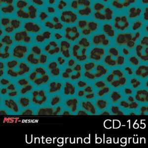 MST-Design, Wassertransferdruck, Folie CD-165, Untergrund blaugrün