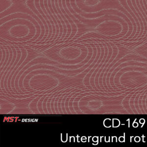 MST-Design, Wassertransferdruck, Folie CD-169, Untergrund rot
