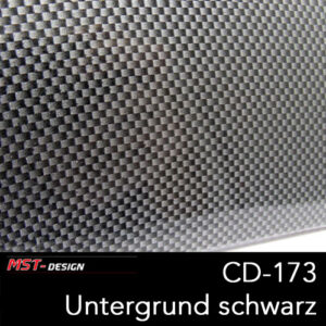MST-Design, Wassertransferdruck, Folie CD-173, Untergrund schwarz