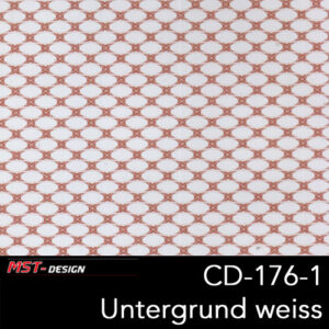 MST-Design, Wassertransferdruck, Folie CD-176-1, Untergrund weiß