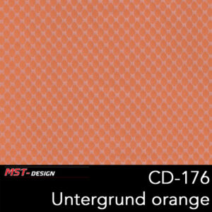 MST-Design, Wassertransferdruck, Folie CD-176, Untergrund orange