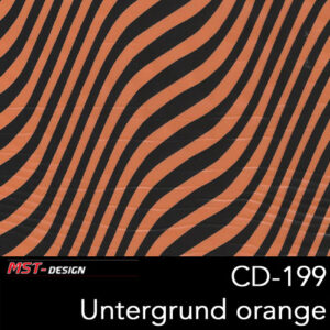 MST-Design, Wassertransferdruck, Folie CD-199, Untergrund orange