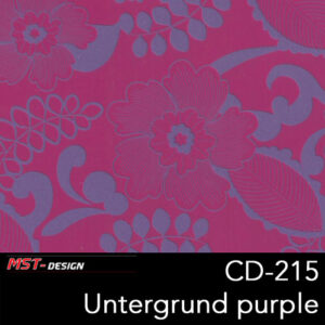 MST-Design, Wassertransferdruck, Folie CD-215, Blumen Style, Untergrund Purple