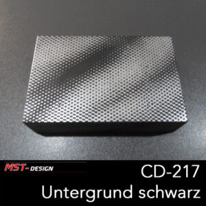MST-Design, Wassertransferdruck, Folie CD-217, Untergrund schwarz