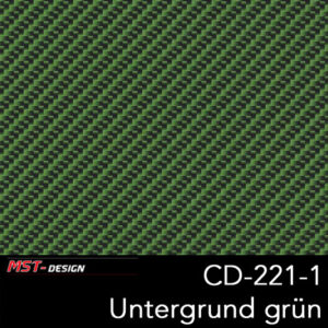 MST-Design, Wassertransferdruck, Folie CD-221-1, Untergrund grün