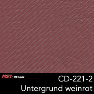MST-Design, Wassertransferdruck, Folie CD-221-2, Untergrund weinrot