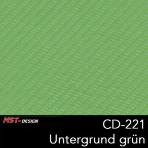 MST-Design, Wassertransferdruck, Folie CD-221, Untergrund grün