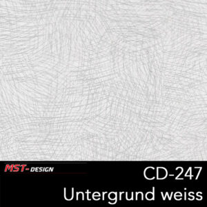 MST-Design, Wassertransferdruck, Folie CD-247, Untergrund weiß