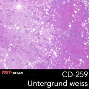 MST-Design, Wassertransferdruck, Folie CD-259, Untergrund weiß