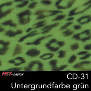 MST-Design, Wassertransferdruck, Folie CD-31, Untergrund grün