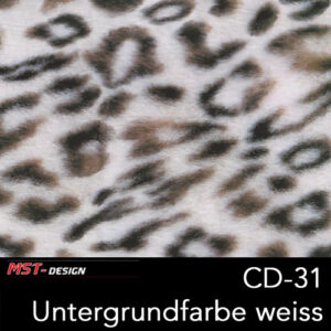 MST-Design, Wassertransferdruck, Folie CD-31, Untergrund weiß