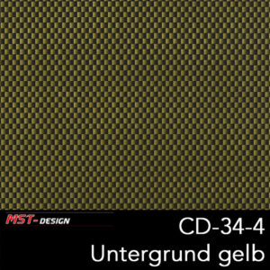 MST-Design, Wassertransferdruck, Folie CD-34-4, Untergrund gelb