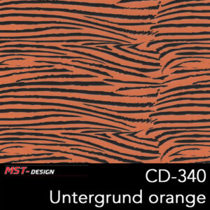 MST-Design, Wassertransferdruck, Folie CD-340, Untergrund orange
