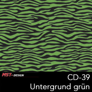 MST-Design, Wassertransferdruck, Folie CD-39, Untergrund grün