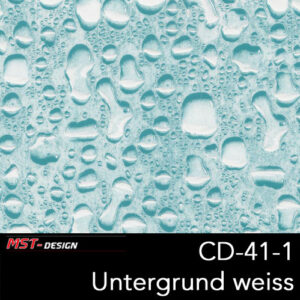 MST-Design, Wassertransferdruck, Folie CD-41-1, Untergrund weiß
