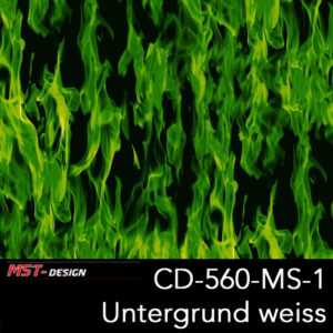 MST-Design, Wassertransferdruck, Folie CD-560-MS-1, Untergrund weiß