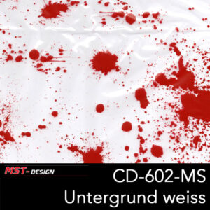 MST-Design, Wassertransferdruck, Folie CD-602-MS, Untergrund weiß