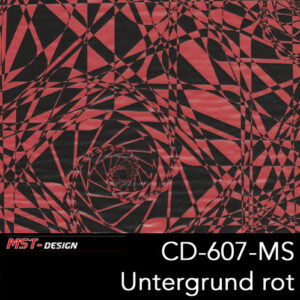 MST-Design, Wassertransferdruck, Folie CD-607-MS, Untergrund rot