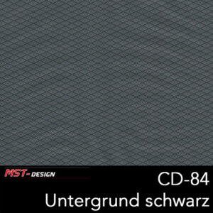 MST-Design, Wassertransferdruck, Folie CD-84, Untergrund schwarz