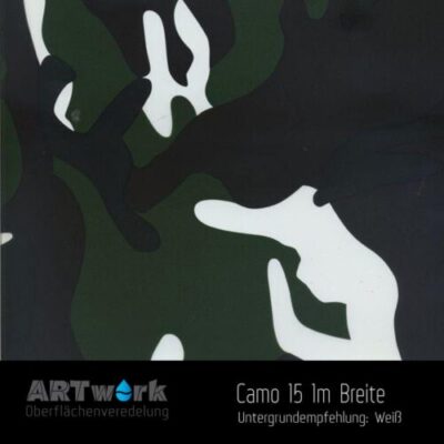 ARTwork, Wassertransferdruck, Folie Camouflage 15, 1m Breite