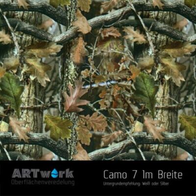 ARTwork, Wassertransferdruck, Folie Camouflage 7, 1m Breite
