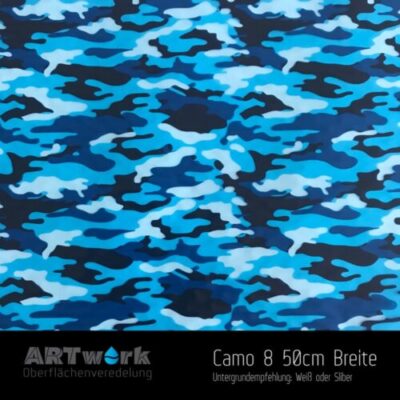ARTwork, Wassertransferdruck, Folie Camouflage 8, 50cm Breite