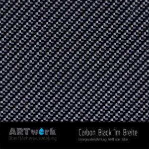 ARTwork, Wassertransferdruck, Folie Carbon Black, 1m Breite
