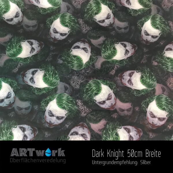 ARTwork, Wassertransferdruck, Folie Dark Knight, 50cm Breite