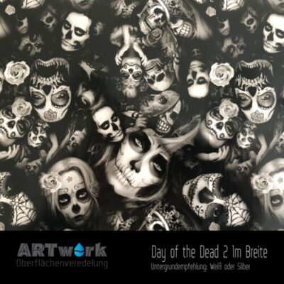 ARTwork, Wassertransferdruck, Folie Day of the Dead 2, 1m Breite