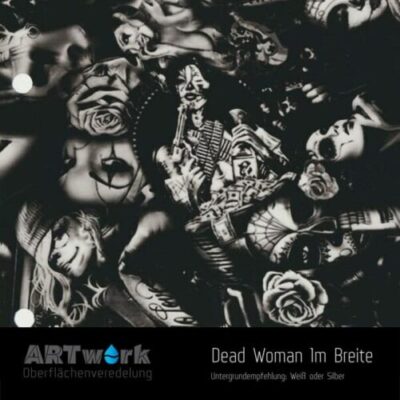 ARTwork, Wassertransferdruck, Folie Dead Woman, 1m Breite