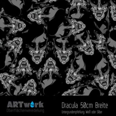 ARTwork, Wassertransferdruck, Folie Dracula, 50cm Breite