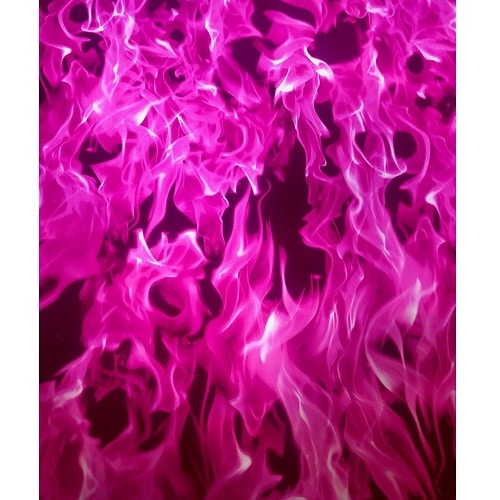 ARTwork, Wassertransferdruck, Folie Flames Pink, 1m Breite