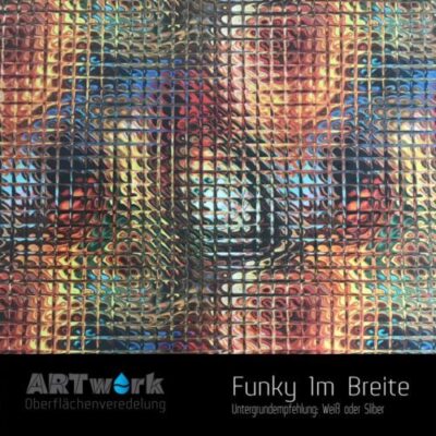 ARTwork, Wassertransferdruck, Folie Funky, 1m Breite