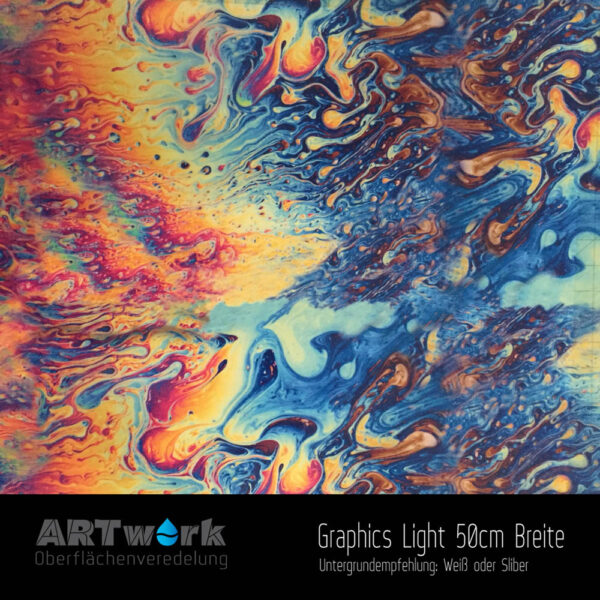 ARTwork, Wassertransferdruck, Folie Graphics Light, 50cm Breite