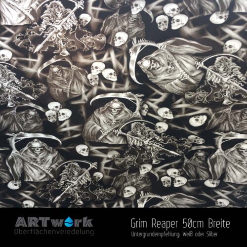 ARTwork, Wassertransferdruck, Folie Grim Reaper, 50cm Breite