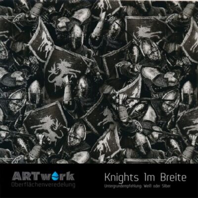 ARTwork, Wassertransferdruck, Folie Knights, 1m Breite