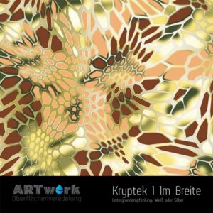 ARTwork, Wassertransferdruck, Kategorie Camouflage, Folie Kryptek 1, 1m Breite