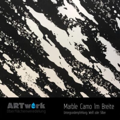ARTwork, Wassertransferdruck, Folie Marble Camo, 1m Breite