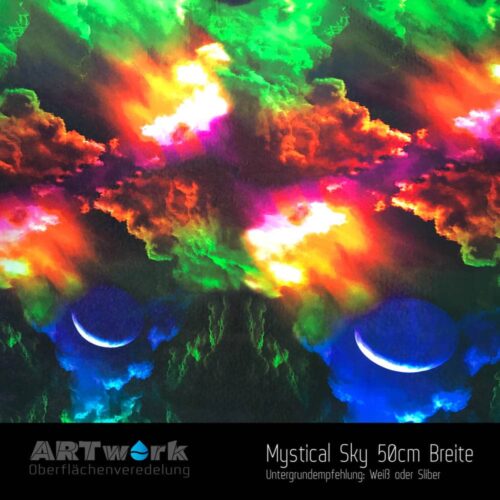 ARTwork, Wassertransferdruck, Folie Mystical Sky, 50cm Breite